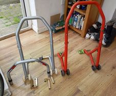 front and rear paddock stands