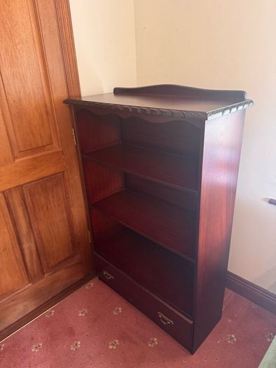 Traditional Wooden Bookcase with drawer