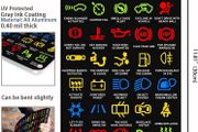 "Know Your Car Warning Symbols" Lights Mechanics Metal Signs Vintage