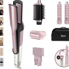 Shark Glam Ceramic & Air Styling and Drying System with FrizzFighter  Pink HD6051SUKPK