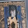 Framed Picture Of Three Small African Art Crafts Image 7