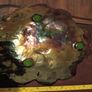 2 mid century enameled plates Image 4