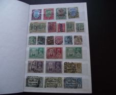 A nice collection of Stamps from India, presented in the album