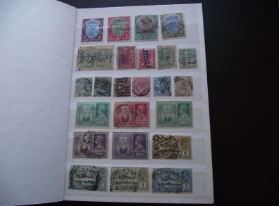 A nice collection of Stamps from India, presented in the album