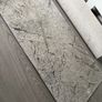 Modern silver abstract rug Image 4