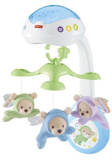 Fisher-Price, Butterfly Dreams 3-in-1 Newborn Baby Light Projector Mobile