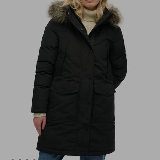 superdry expedition parka jacket size 16