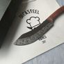 Kitchen Knife Persian style with Engraved viking symbols by Di'Casteel Image 2