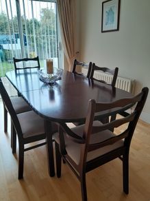 Mahogony Dining Table & Chairs