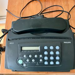 fax machine and telephone