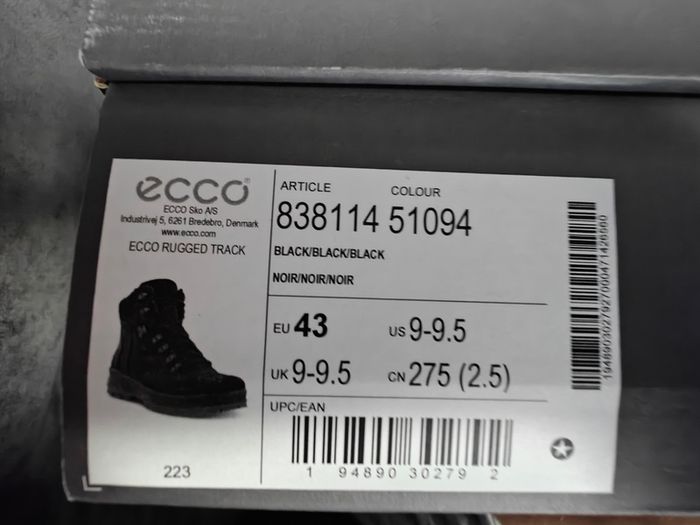 ECCO Men's Waterproof boots black