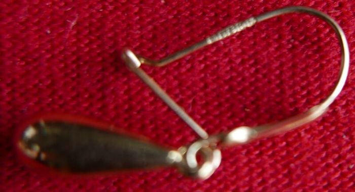 Vintage 9ct Gold 375 Drop Earrings 0,56g