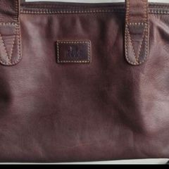 Rowallan of Scotland Brown Leather Shoulder Bag