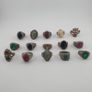 Bohemian Antique Jewellery Bundle 15 Mixed Brass Statement Rings Image 10