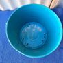Green tin flower pot Image 4