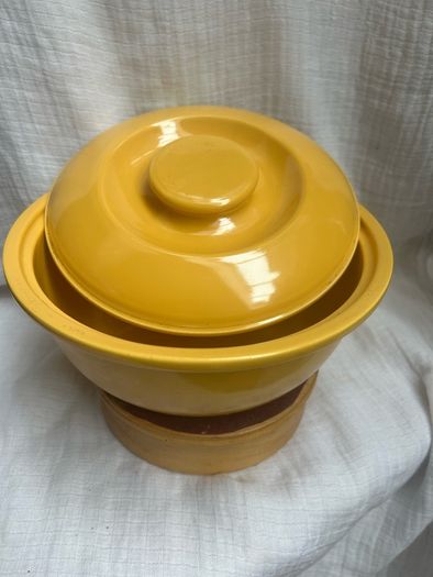 Large Vintage Yellow Fiesta Kitchen Kraft Line