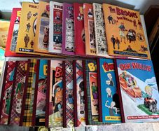 Joblot Broons and Oor Wullie Annuals and Comics