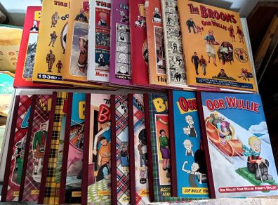 Joblot Broons and Oor Wullie Annuals and Comics