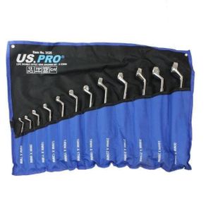 12 Piece Double Offset Ring Spanner Set