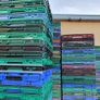 Stacking storage crates/boxes with handles - Free Delivery in Carlow - 2 euro each. Image 2