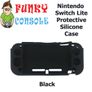 Nintendo Switch Lite Protective Silicone Rubber Gel Console Soft Case Cover Black Image 4