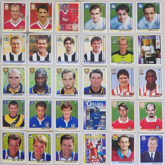 '96 Premier League - Merlin stickers