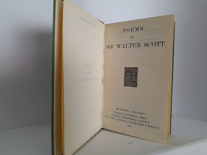 Poems by Sir Walter Scott (HQ423)