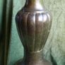 Antique Heavy Large Oil Lamp Holder, Candle Holder made of Brass Image 6
