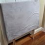 Single Bed Grey Velvet Headboard Image 2