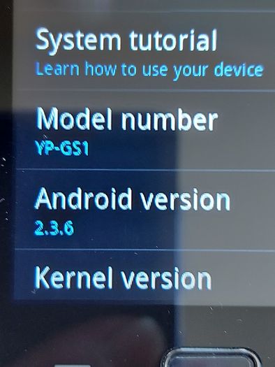 Samsung Galaxy S mobile phone, Model YP-GS1, in excellent condition