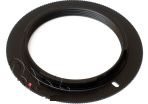 Nikon to M42 Basic adapter, Black Anonised Aluminium.