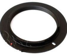 Nikon to M42 Basic adapter, Black Anonised Aluminium.