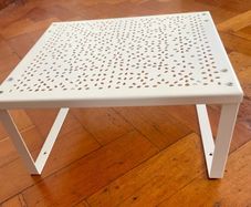 White press or shelf insert or pot stand