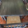 Anglo Indian Ceylonese Solid Ebony wood dining table & chairs Image 2