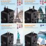 Universal Travel Adapter, Travel Plug Adapter Worldwide Travel Charger with 2 USB-C & 2 USB-A Ports, Dual 10A Fuses, All-in-One International Travel Adapter - EU UK US AU Plugs Image 3