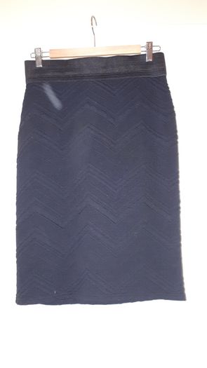 Black Body Con Dunnes Skirt Size M