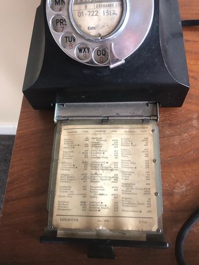 old phone bakealite 1954