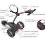6wk old S1 motocaddy elec trolley + extras Image 2
