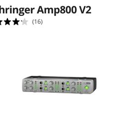 Headphone amp - Behringer Amp 800 V2