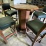 Bar table and 5 high stools Image 5