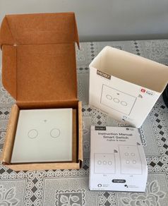 MOES ZigBee Smart Light Switch. 2 Gang (Alexa, Google, Tuya)