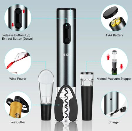 Automatic Wine Opener Set Rechargable