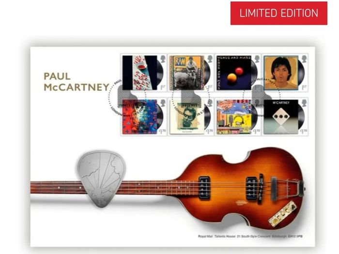 Paul McCartney limted cover medal