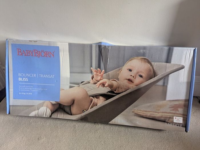 BabyBjorn Bliss Bouncer and BabyBjorn Happy Eyes Bouncer Toy