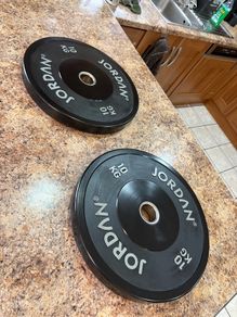 Jordan Top Branded Olympic Bumper Weight Plates!!