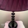Set of 2 purple shade lamps Image 4