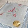 A Pair of Boxed Mid Century Estonia Opal Laced Hankerchiefs Image 9