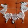 New Victorian style white lace necklace. Image 2