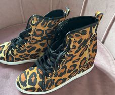 office leopard shoes size 5