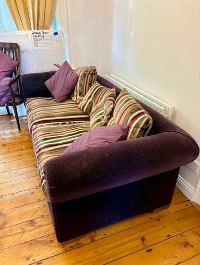 Large lilac couch